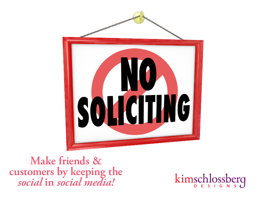 Keep the Social in Social Media by Kim Schlossberg Designs