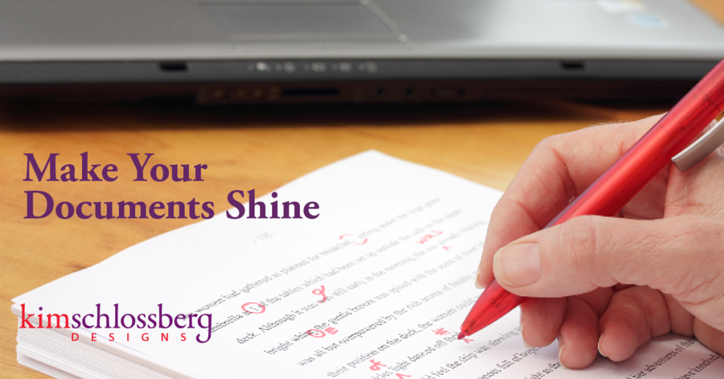 32 Tips to Make Your Document Shine by Kim Schlossberg Designs