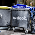 Facebook dumpster fire by Kim Schlossberg Designs